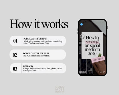 Viral Reel Templates for Social Media Manager | Instagram Reels for iOS | TikTok Vlog Video Templates, Editable Social Media Canva Templates