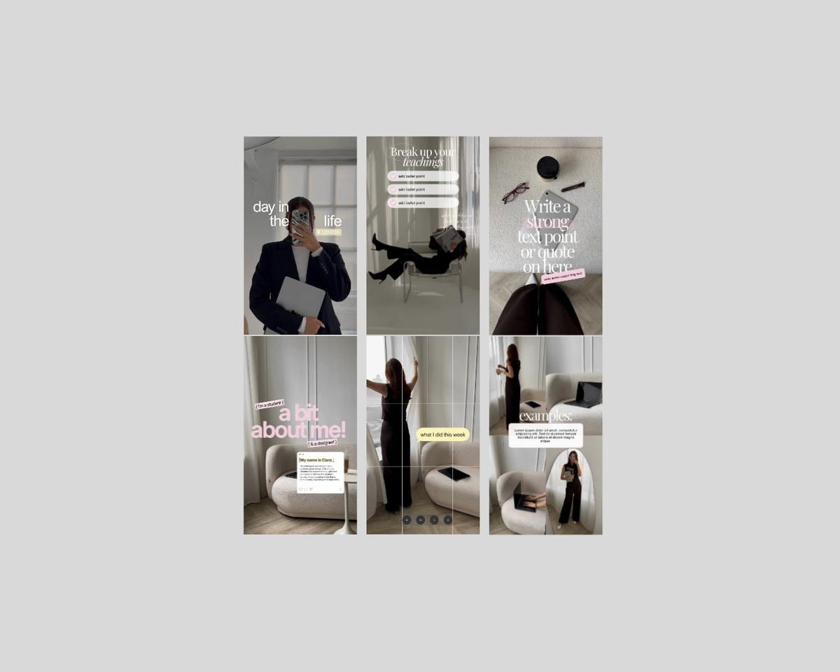 Viral Reel Templates for Social Media Manager | Instagram Reels for iOS | TikTok Vlog Video Templates, Editable Social Media Canva Templates