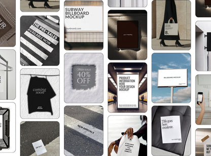 Ad Creatives Bundle Instagram Templates | 18 Editable Canva Social Media Post Templates for Small Business