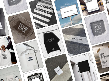 Ad Creatives Bundle Instagram Templates | 18 Editable Canva Social Media Post Templates for Small Business