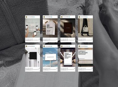 Ad Creatives Bundle Instagram Templates | 18 Editable Canva Social Media Post Templates for Small Business