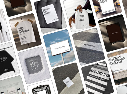 Ad Creatives Bundle Instagram Templates | 18 Editable Canva Social Media Post Templates for Small Business