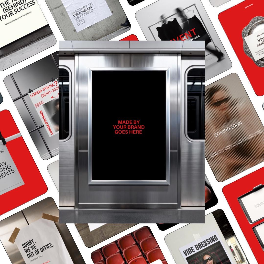 Red black Instagram Templates | 30 Canva Ad Mockups & Instagram Post Templates | Static Ads Social Media Managers Small Business Marketing