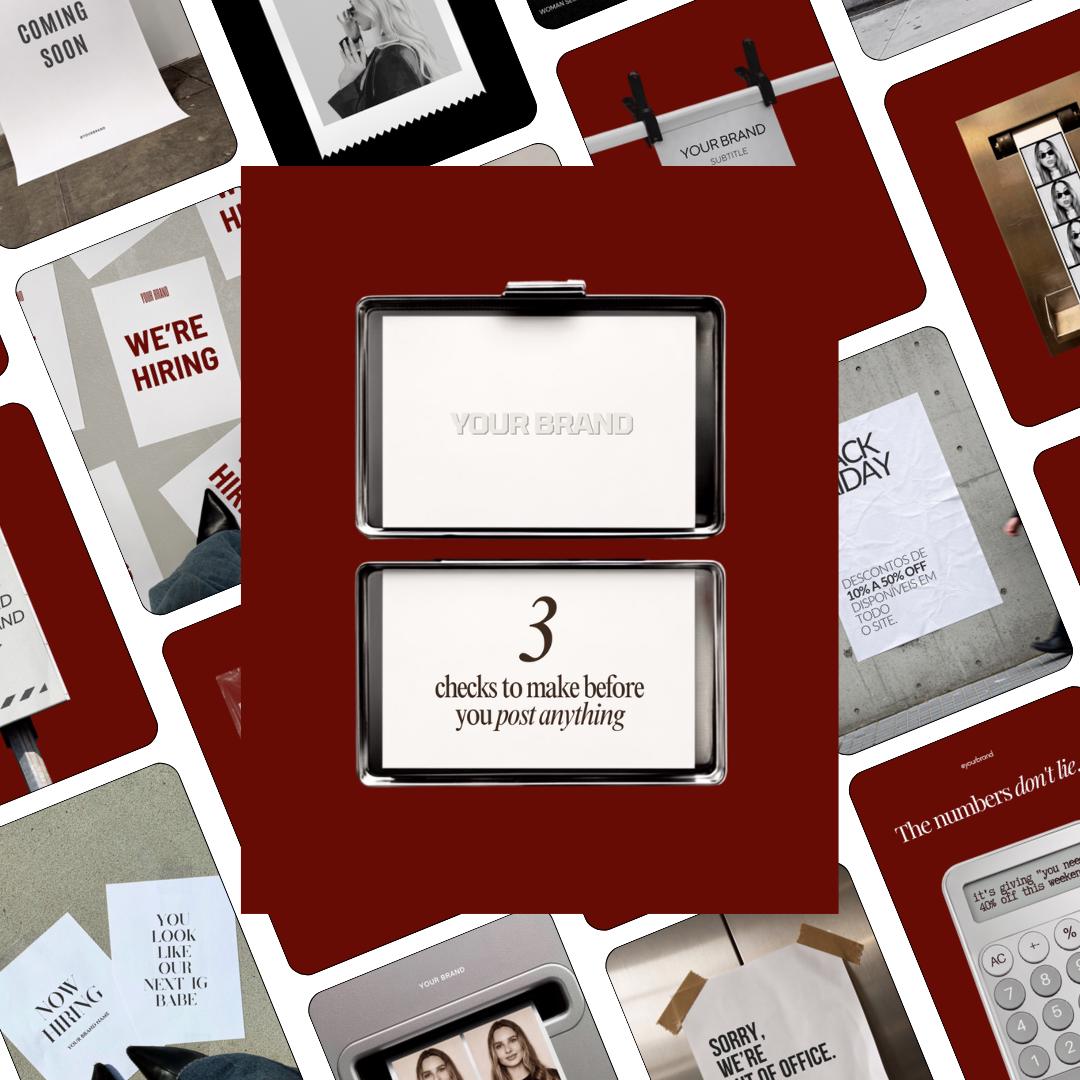 Modern Ad Creative Templates | 30 Canva Ad Mockups & Instagram Post Templates | Static Ads Social Media Managers Small Business Marketing