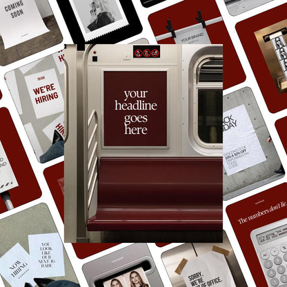 Modern Ad Creative Templates | 30 Canva Ad Mockups & Instagram Post Templates | Static Ads Social Media Managers Small Business Marketing