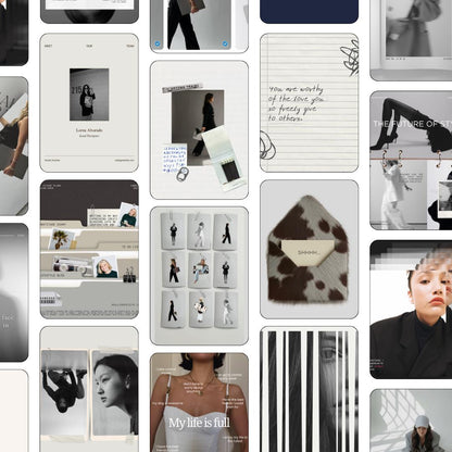 Editorial Instagram Templates | Magazine-Style Feed (Canva Editable)