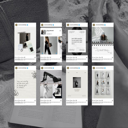 Editorial Instagram Templates | Magazine-Style Feed (Canva Editable)