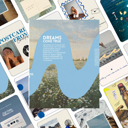 Pinterest Inspired Summer Vibe Instagram Templates Canva, Social Media Kit Posts Carousels for Creators and Travel Content [Editable]