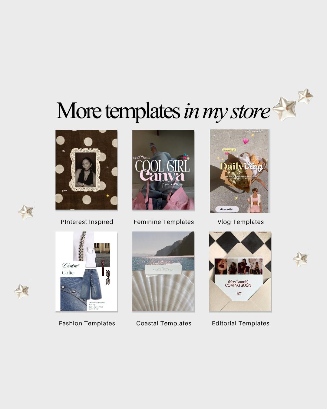 Seamless Instagram Carousel Post Templates - Social Media Manager Templates - Seamless Carousels - Portrait Instagram Posts - Red Black