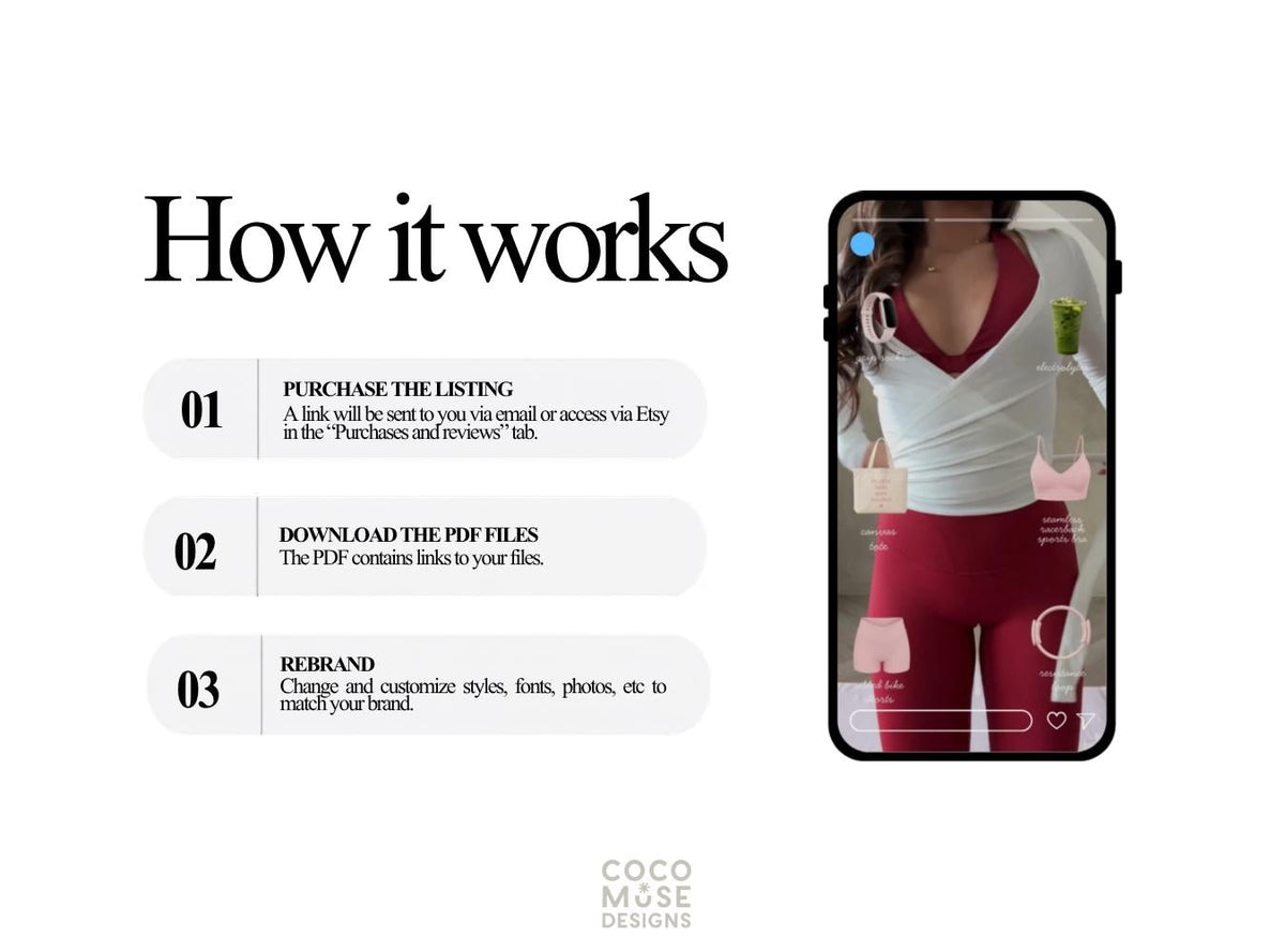 Viral Pilates Reel Templates| Studio & Instructor Social Media (Canva) Pink, Yellow  | Instagram Reels for iOS | TikTok Vlog Video Templates