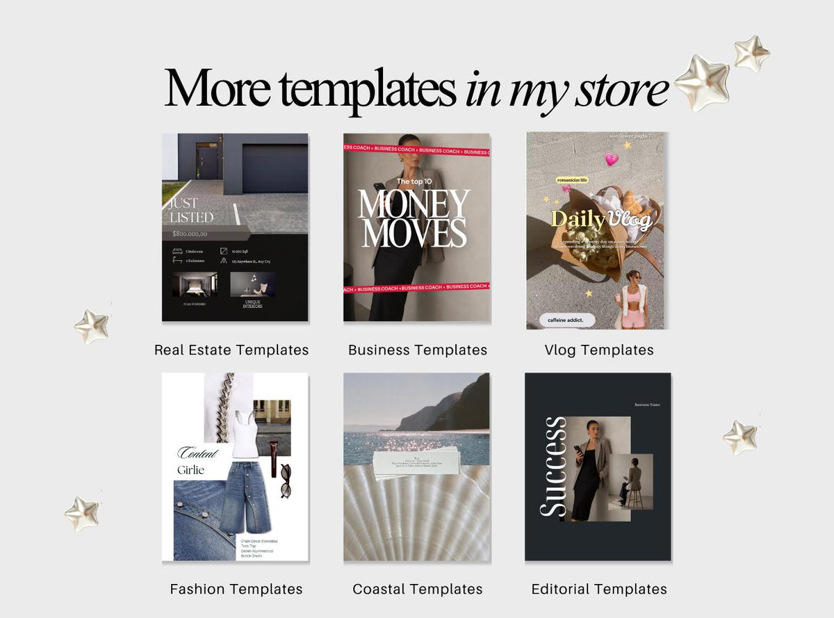 Pilates Instagram Story Templates | Studio & Instructor Social Media (Canva) Pink, Yellow