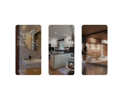 Real Estate Video Reel TikTok Canva Video Reels | Real Estate Social Media | Real Estate Marketing | Instagram Canva Template | Templates