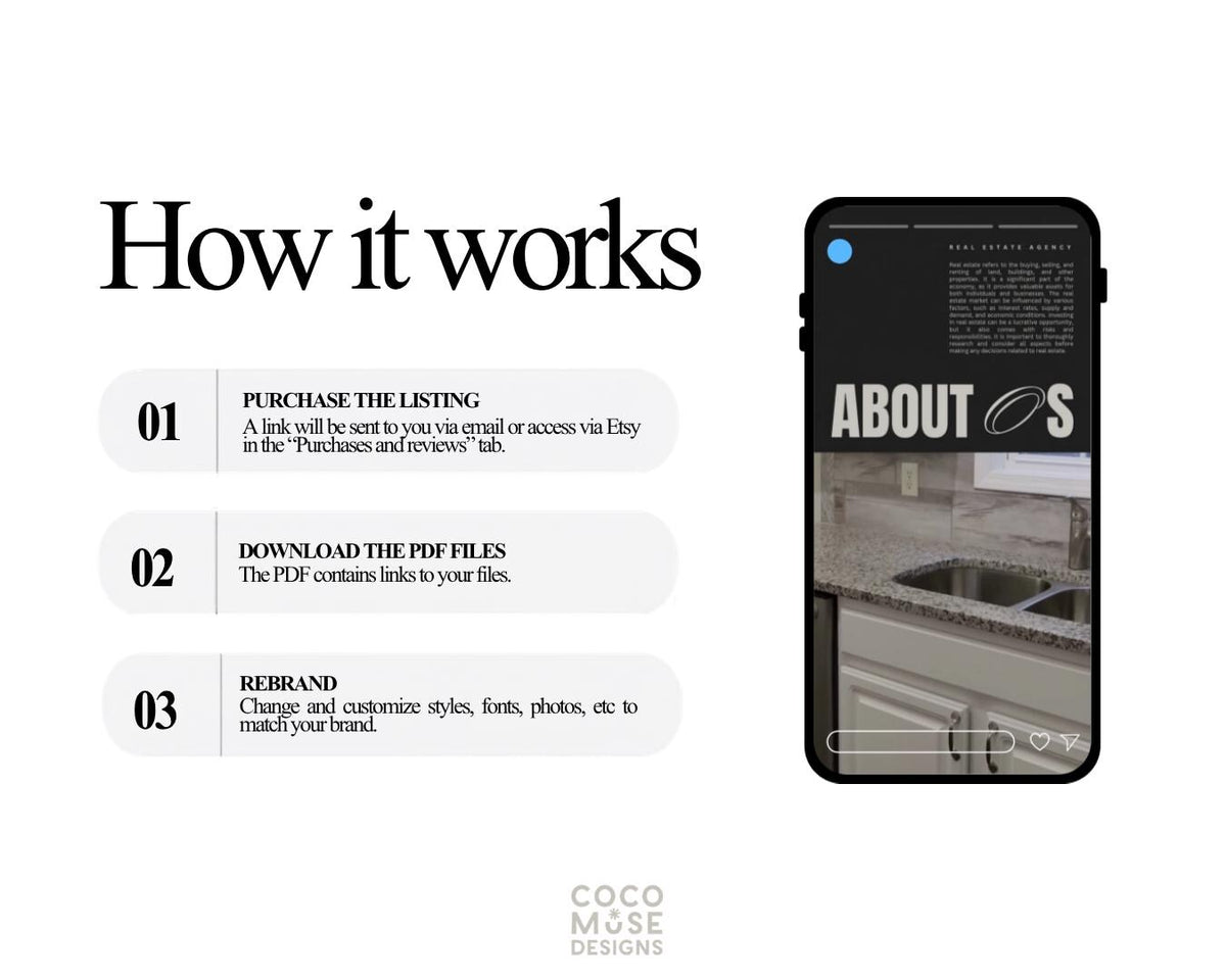 Real Estate Video Reel TikTok Canva Video Reels | Real Estate Social Media | Real Estate Marketing | Instagram Canva Template | Templates