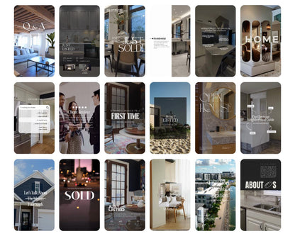 Real Estate Video Reel TikTok Canva Video Reels | Real Estate Social Media | Real Estate Marketing | Instagram Canva Template | Templates