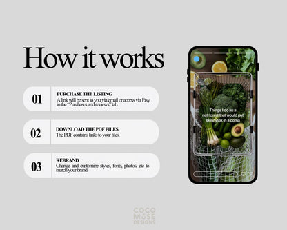 Viral Reel Templates for Wellness Coach | Instagram Reels for iOS | TikTok Vlog Video Templates | Editable Social Media | Canva Templates