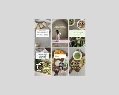 Viral Reel Templates for Wellness Coach | Instagram Reels for iOS | TikTok Vlog Video Templates | Editable Social Media | Canva Templates