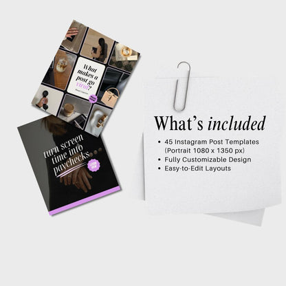 Bold Instagram Templates for Social Media Managers | Canva SMM Posts (Purple)
