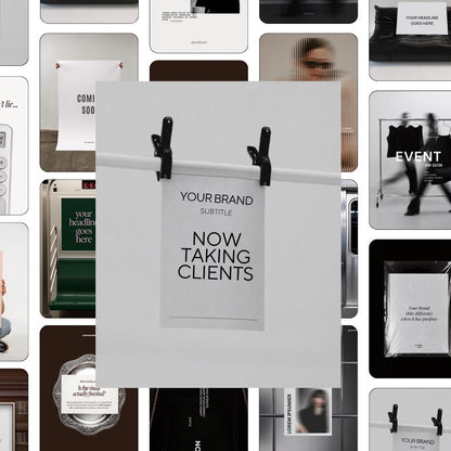 41 Ad Mockup Canva Templates | Instagram Post & Meta Ad Creative Templates | Static Ads, Scroll Stopping Social Media Marketing Kit