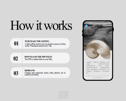 Ocean Vibe Instagram Templates Canva,  Social Media Kit Posts Carousels for Creators Travel Content [Editable] Beach Aesthetic Instagram
