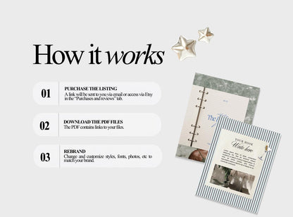 Coastal Instagram Templates for Small Business, Blue Mediterranean Canva Templates, Summer Riviera Quote & Announcement Posts