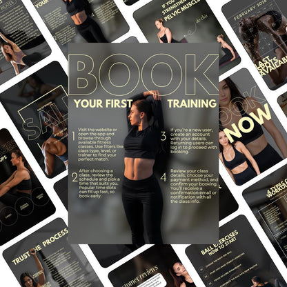 Fitness Coach Canva Templates | Personal Trainer Instagram Posts | PT Social Media Branding | Gym IG Pack | 100 templates