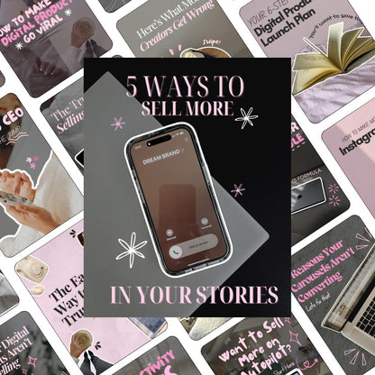 Pink Instagram Carousel Cover Templates | Canva Social Media Posts (Digital Download)