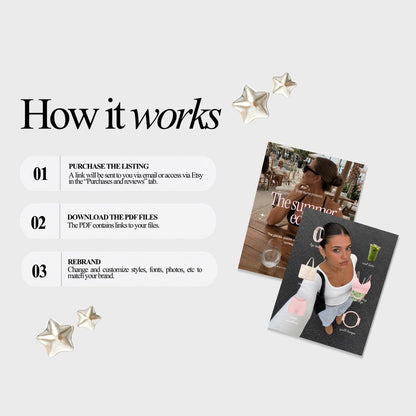 Lifestyle Content Creator Instagram Templates, Pink Feminine Canva Templates for Influencers, Aesthetic Feed Social Media (Canva)