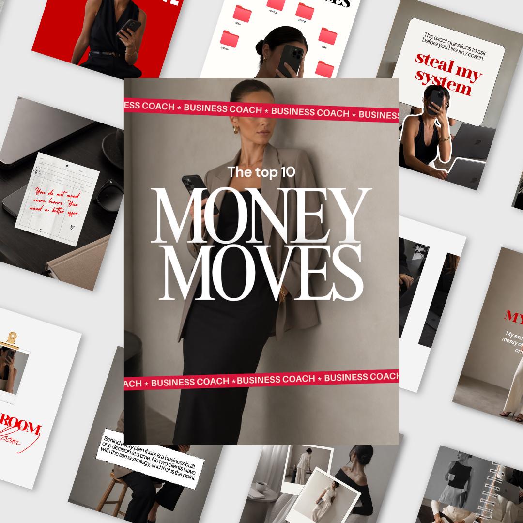 Business Coach Instagram Templates, Editable Canva Social Media Branding (25 Posts)