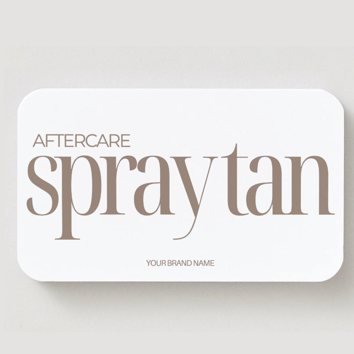 Spray Tan Aftercare Card Template, Editable Canva Aftercare Instructions for Tanning Technicians, Salon Client Care Card, Printable