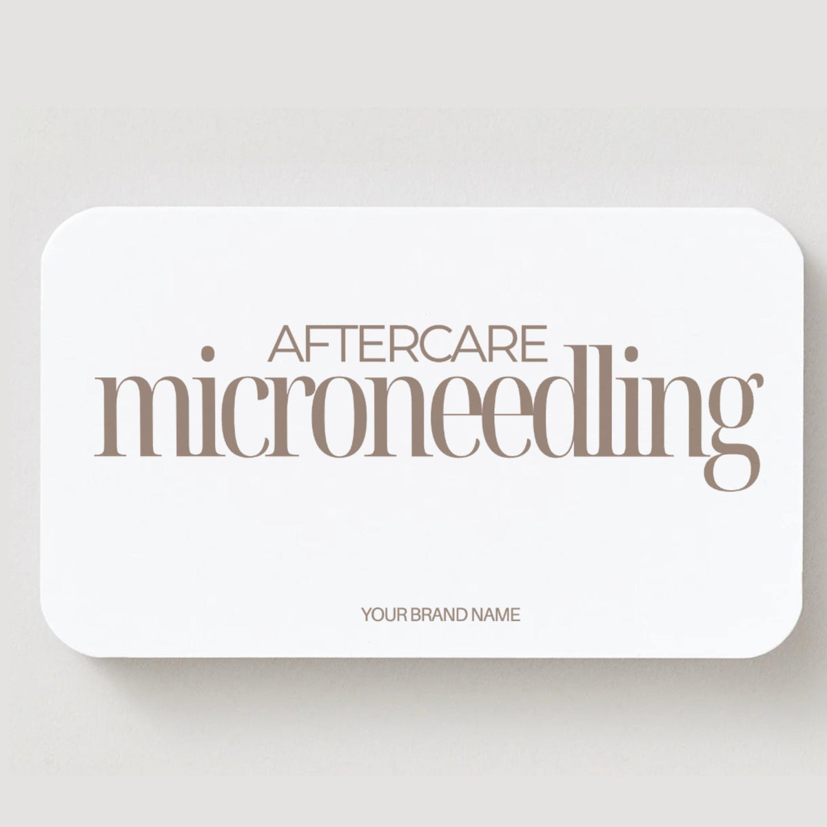 Microneedling Aftercare Card Template, Editable Canva Aftercare Instructions for Estheticians, Skin Clinic Client Care Card, Printable