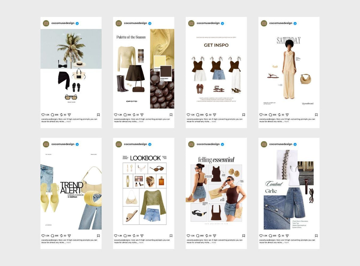 Fashion LTK Canva Templates, ltk Marketing, Gift guide, Aesthetic Instagram ltk Influencer, Amazon ltk product collages, blogger ltk post