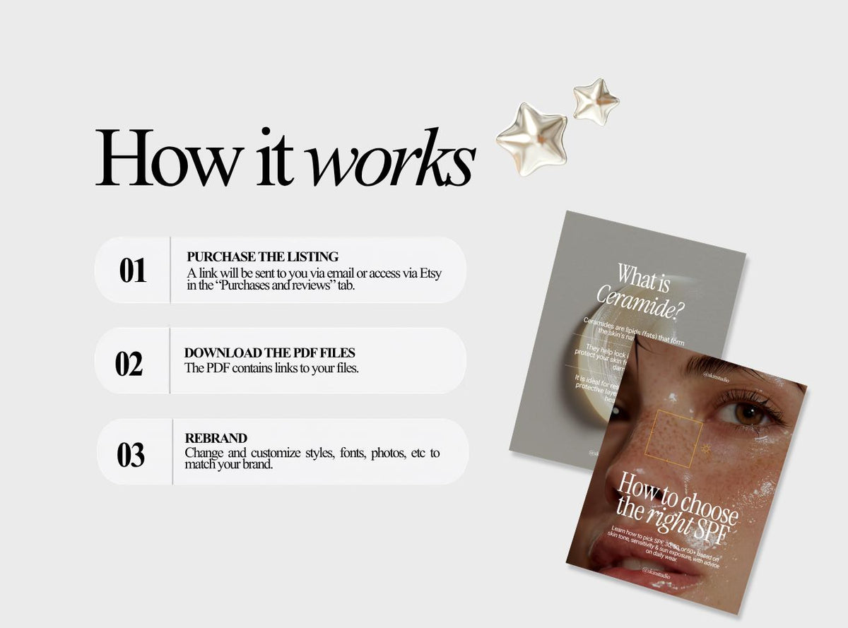 Esthetician Instagram Templates: Skincare Social Media Posts (Canva)