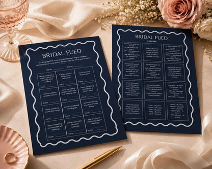 Bridal Shower Games Printable | Bridal Feud Game | Wedding Shower Family Feud Activity | Instant Download Hens & Bachelorette Party Game