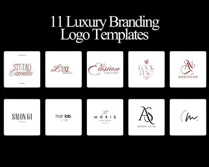 Hair Logo Designs Business Logo Beauty Hair Salon Logo Hairstylist Designer Hair Logo Beauty Salon Sign Logo Nail Tech Logo Hair Artist logo