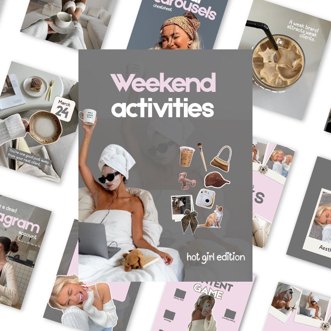 Pink Grey Aesthetic Instagram Coaching Templates, Trendy Modern Pinterest Inspired Pastel Canva Templates for UGC, Content Creator, Viral