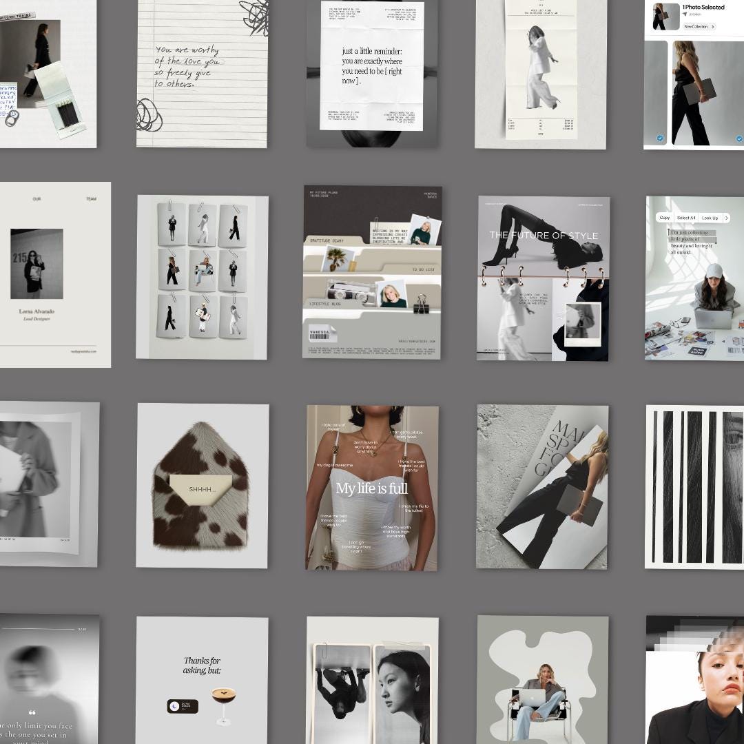 Editable Instagram Templates | Modern Social Media Feed Design (Canva)