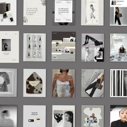 Editable Instagram Templates | Modern Social Media Feed Design (Canva)
