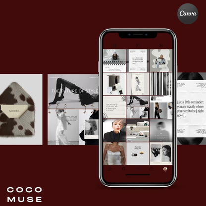 Editable Instagram Templates | Modern Social Media Feed Design (Canva)