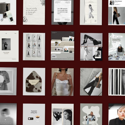 Editable Instagram Templates | Modern Social Media Feed Design (Canva)