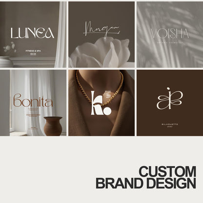 Custom Logo Suite | Minimalist Brand Design