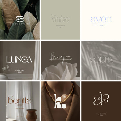 Custom Logo Suite | Minimalist Brand Design