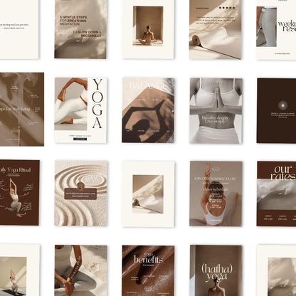 Templates | Yoga Teacher Canva Social Media Posts
