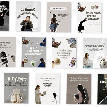Canva Carousel Templates | Social Media Kit - preview 2
