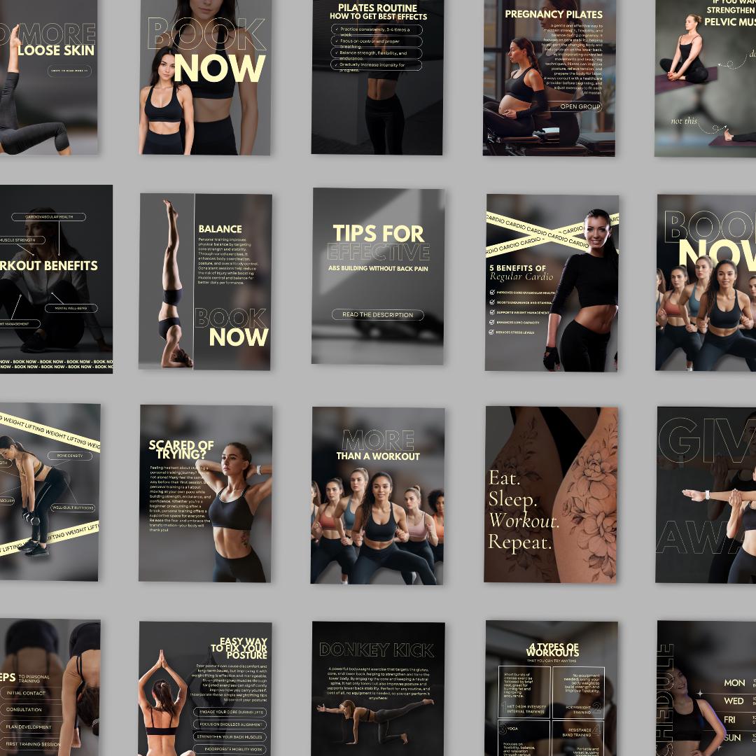 Fitness Coach Canva Templates - preview 4