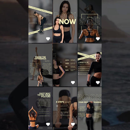 Fitness Coach Canva Templates - preview 6