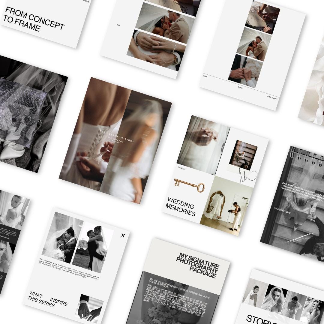 Photographer Instagram Posts Canva Template - preview 5