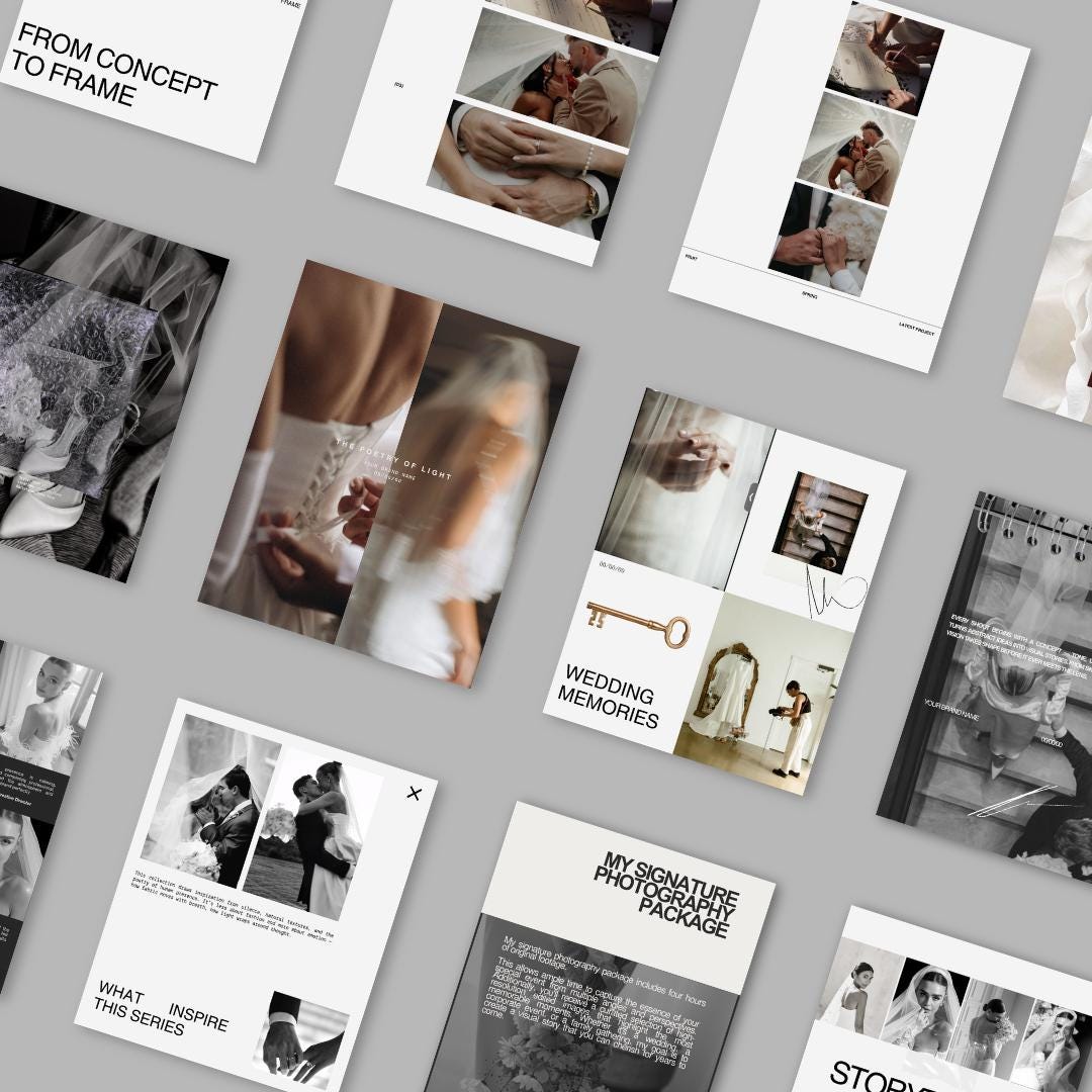 Photographer Instagram Posts Canva Template - preview 6