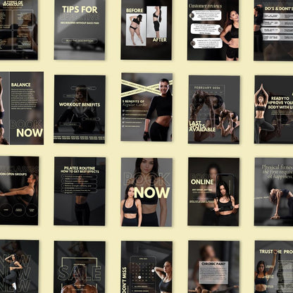 Fitness Coach Canva Templates - preview 2