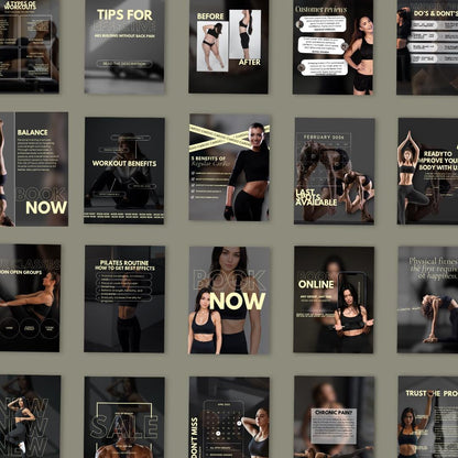 Fitness Coach Canva Templates - preview 3