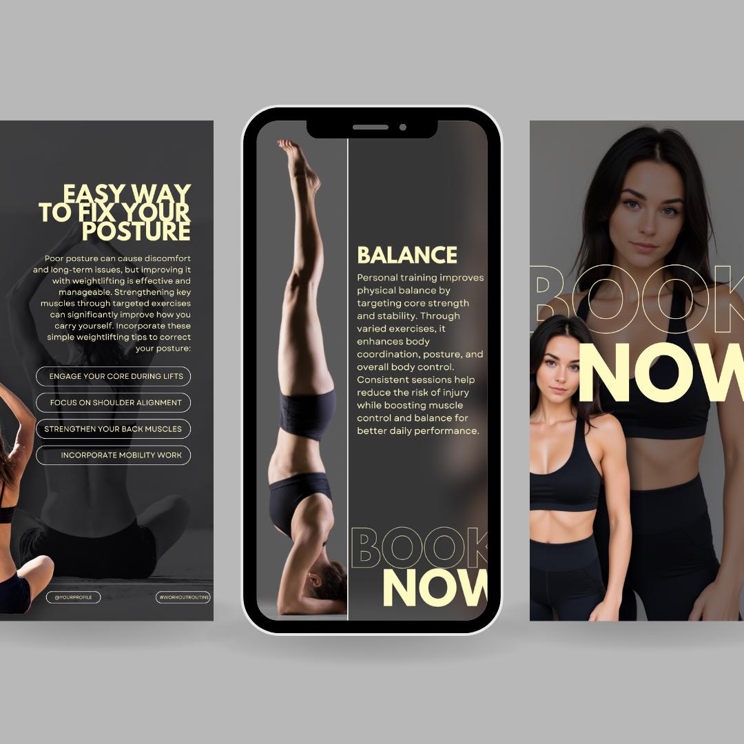 Fitness Coach Canva Templates - preview 7